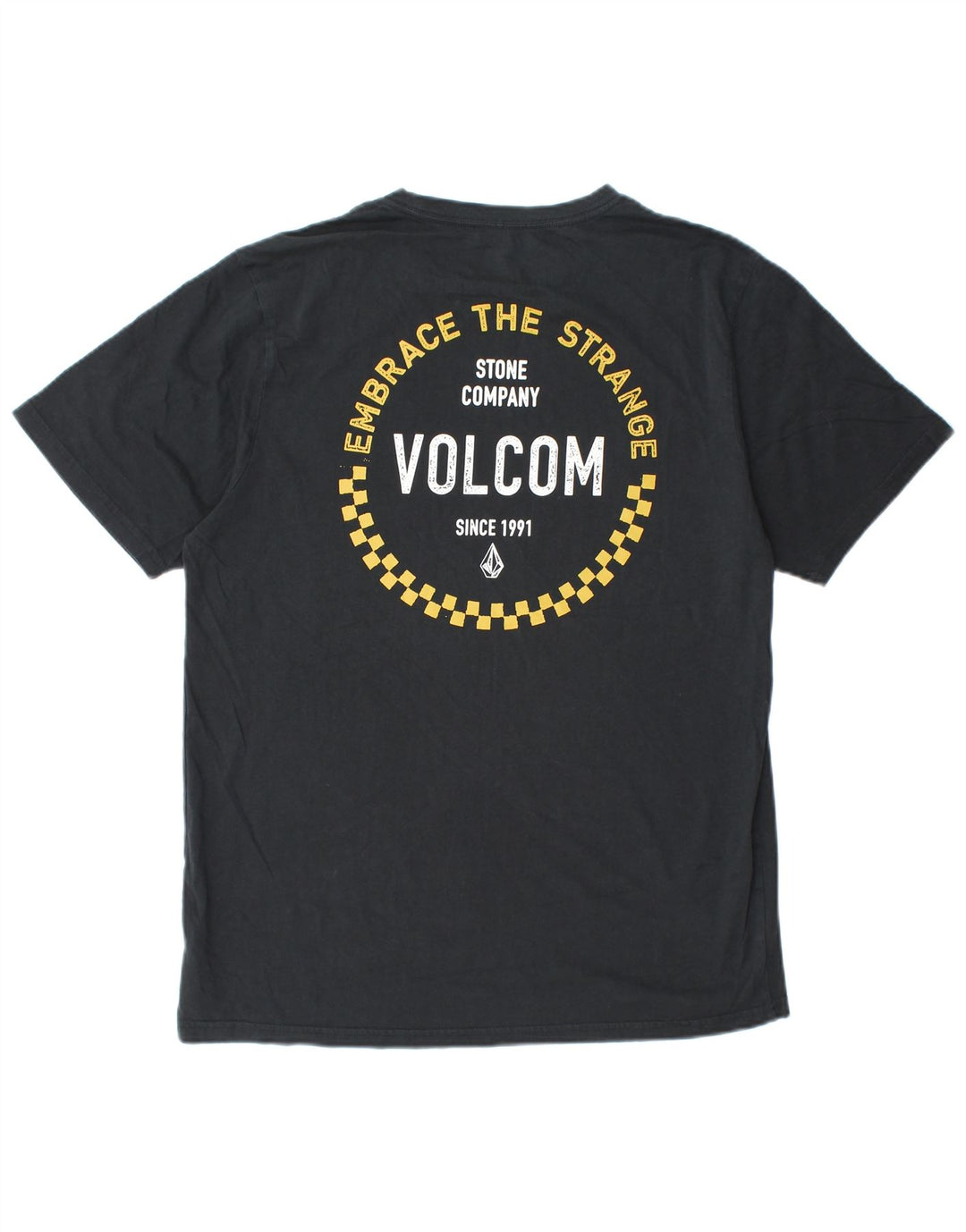 VOLCOM Camiseta gráfica de ajuste moderno para hombre, talla grande, algodón negro