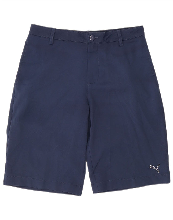 Puma Pantalones cortos chinos para niño 13-14 años W30 Azul marino Poliéster
