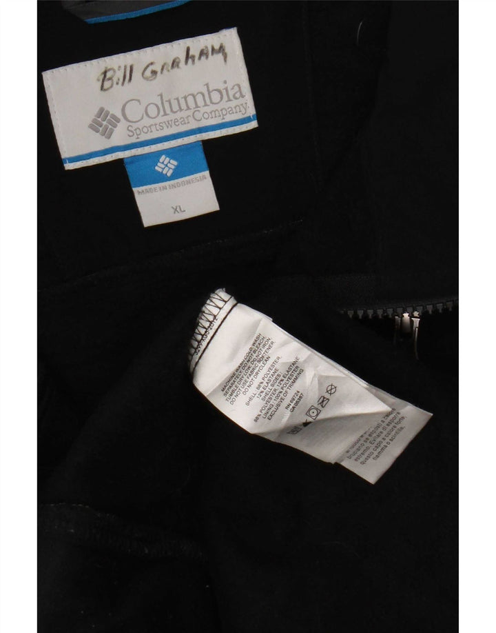 Columbia Chaqueta polar para hombre Uk 42 XL Poliéster negro