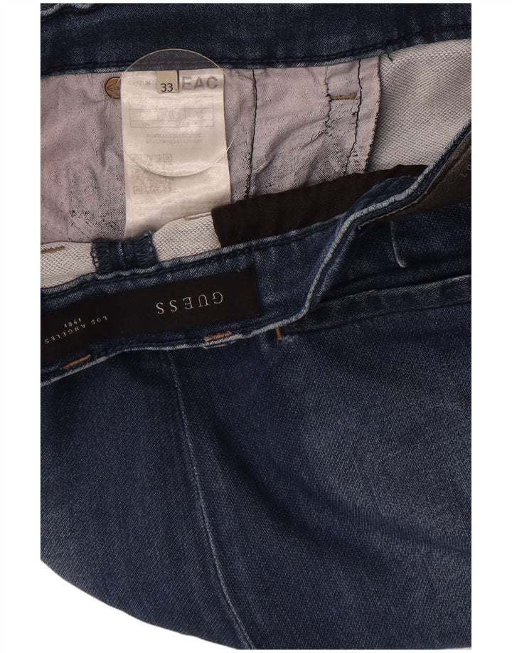Guess Vaqueros Slim Hombre W33 L32 Azul Marino
