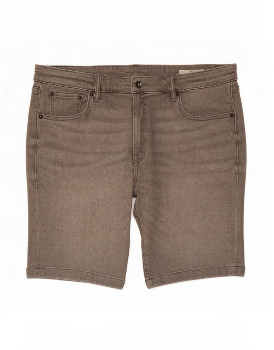 Marks & Spencer Pantalones cortos de mezclilla para hombre W36 Algodón gris grande