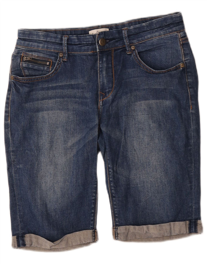 Lee Cooper - Pantalones cortos de mezclilla para mujer US 10 grande W30 algodón azul