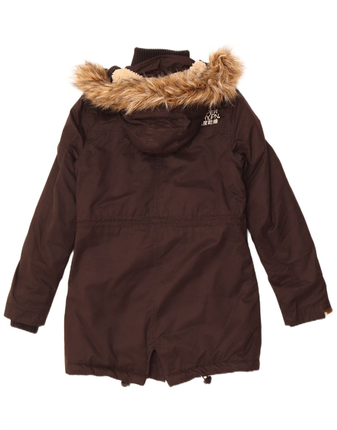 Superdry Parka con capucha The Windparka para mujer, talla 44, talla M, color negro