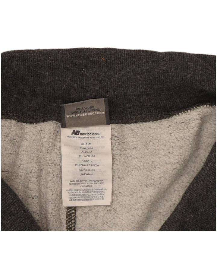 New Balance Hombre Pantalones De Chándal Joggers Algodón Gris Medio