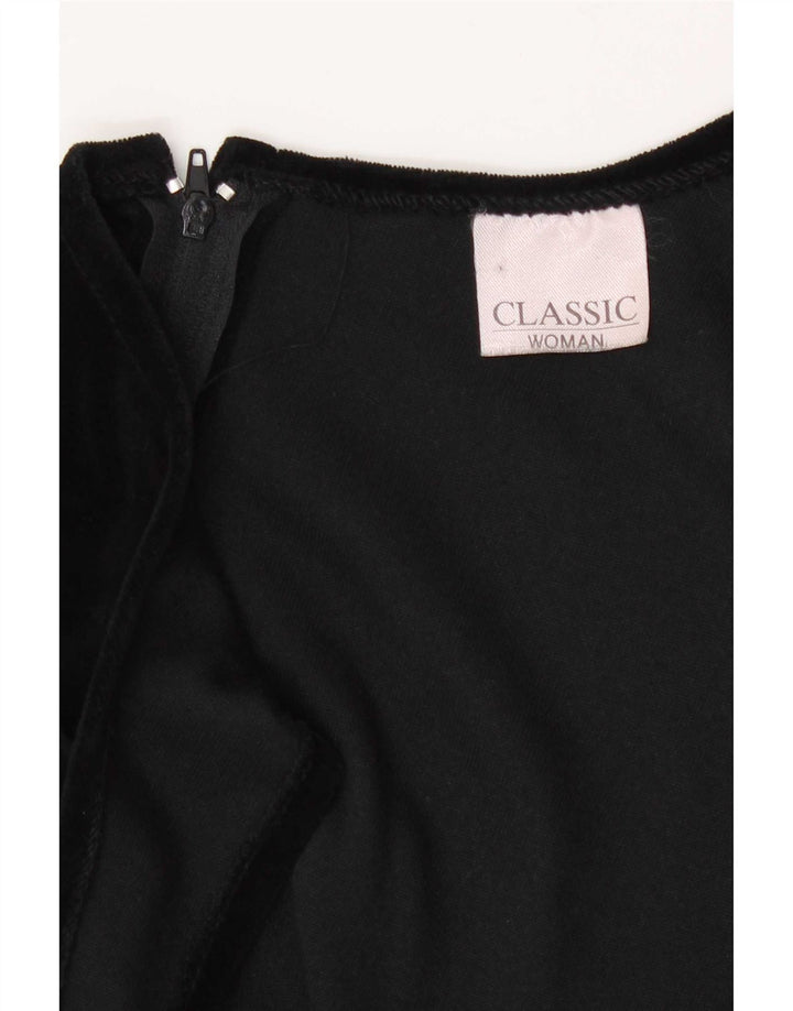 CLASSIC Vestido ajustado ajustado para mujer UK 40 Mediano Negro