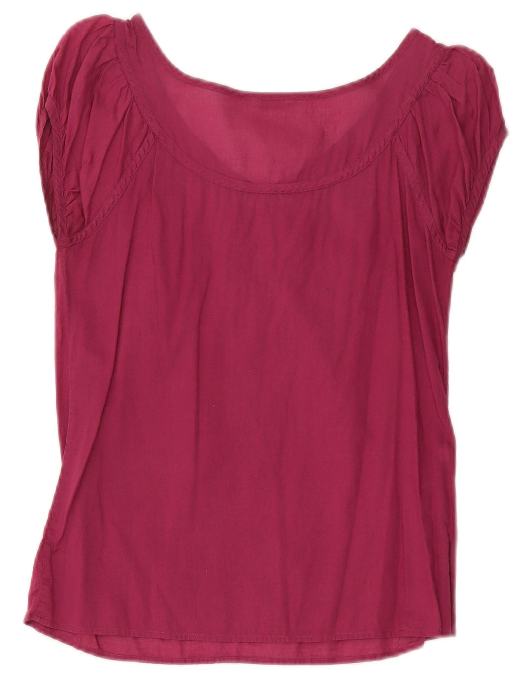 Massimo Dutti Blusa Mujer Top EU 36 XS Granate