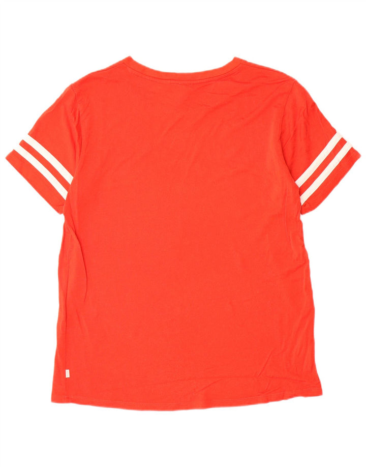 Levi's Camiseta para mujer Top UK 44 Medium Red Viscosa