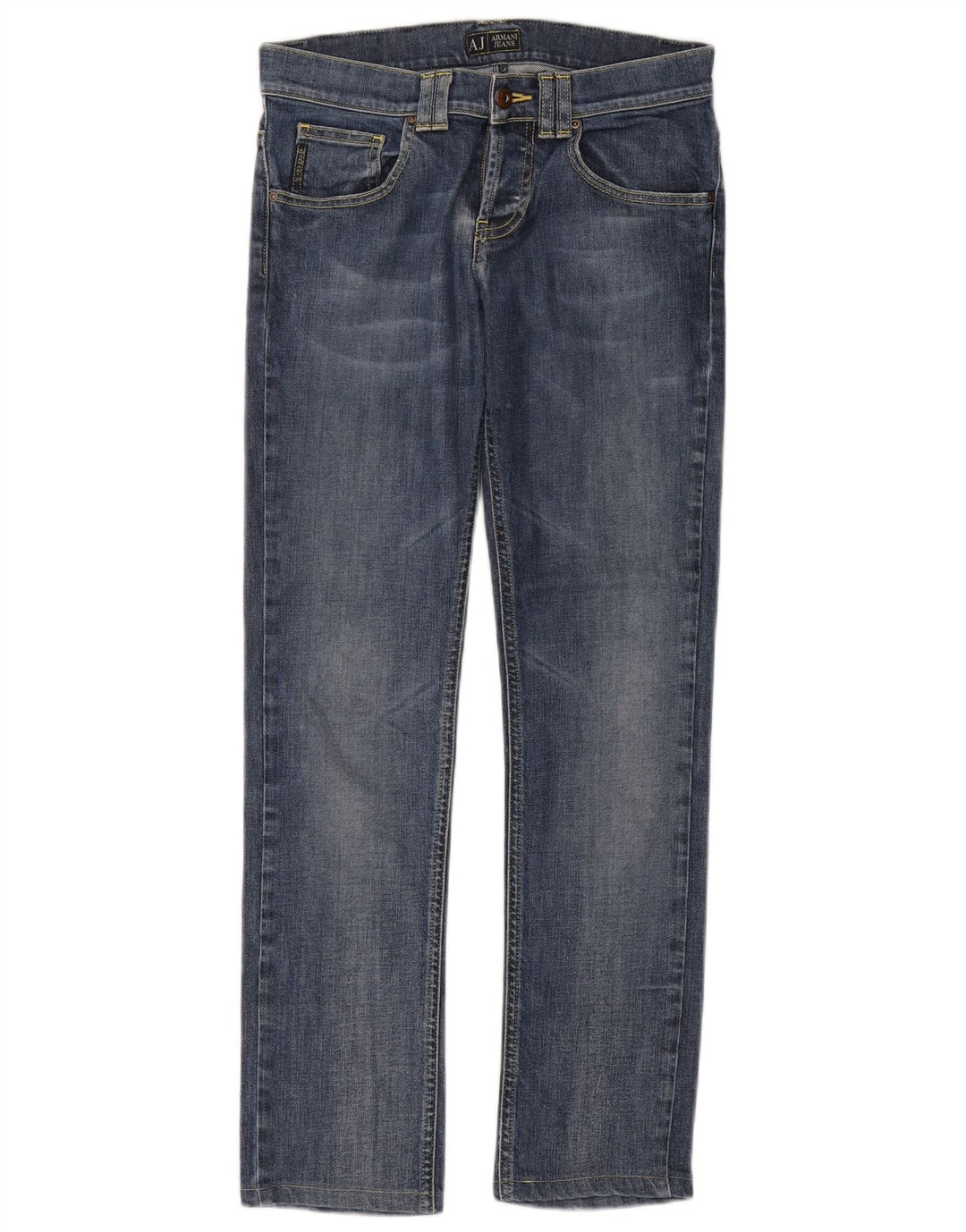 Jeans Armani Mujer Slim W26 L29 Algodón Azul