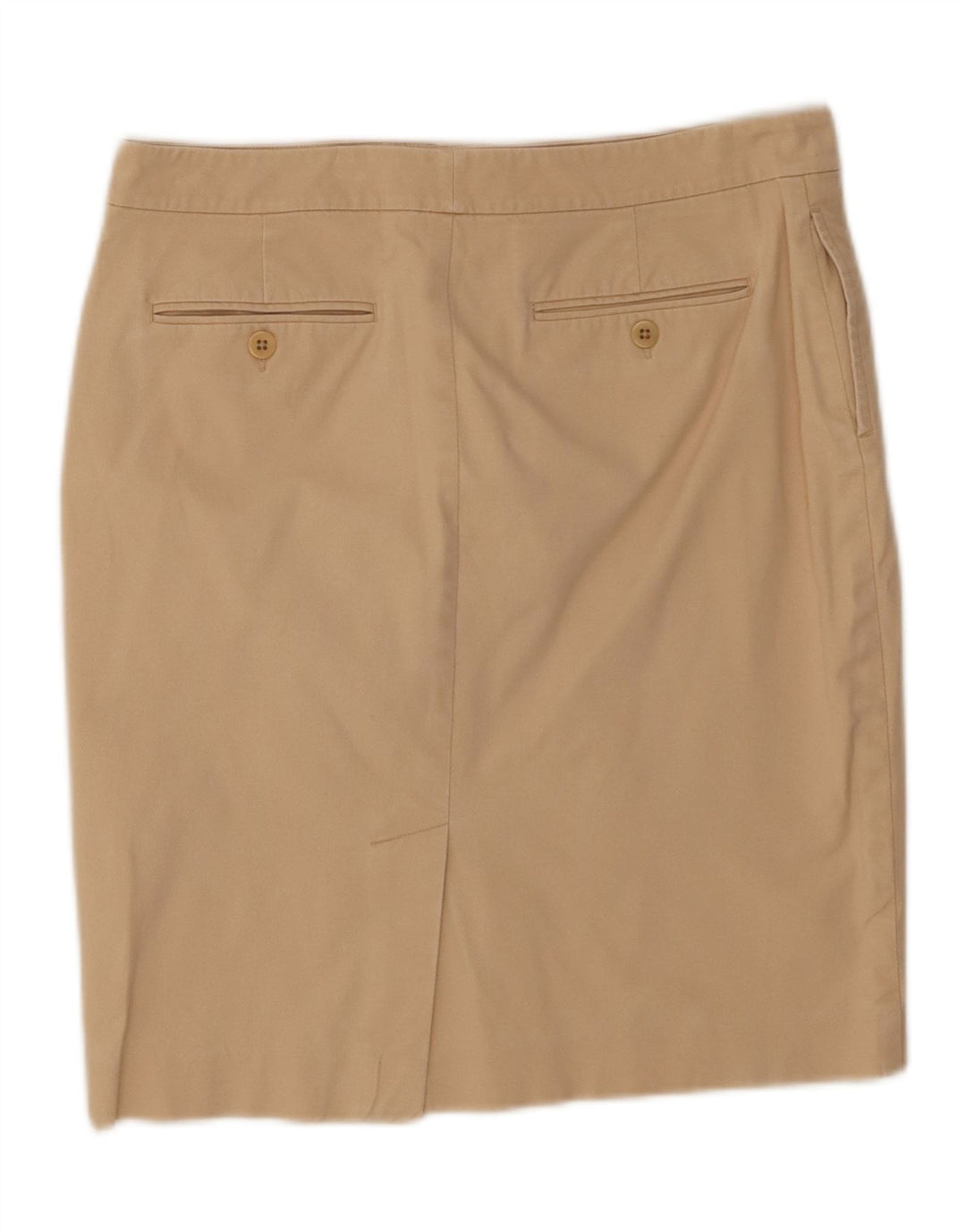 Ralph Lauren Falda recta para mujer US 6 Mediana W32 Algodón beige