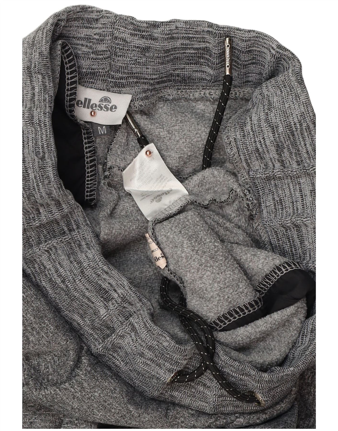 Ellesse Hombre Pantalones De Chándal Joggers Gris Medio Poliéster Color Block