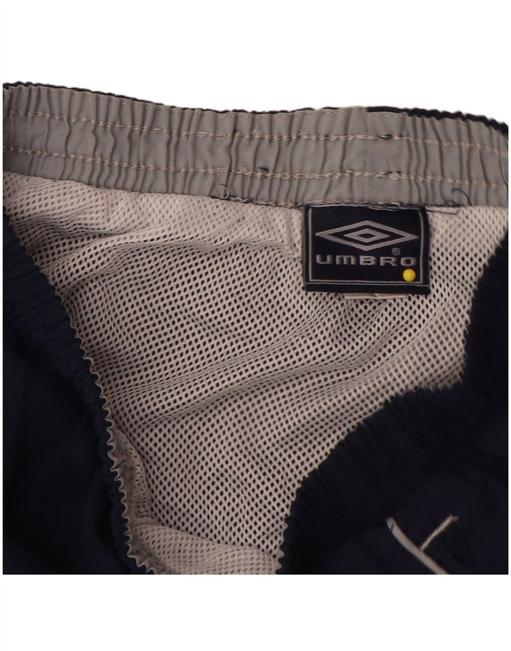 Umbro Shorts deportivos con gráficos para niños 9-10 años Mediano Azul marino Poliéster