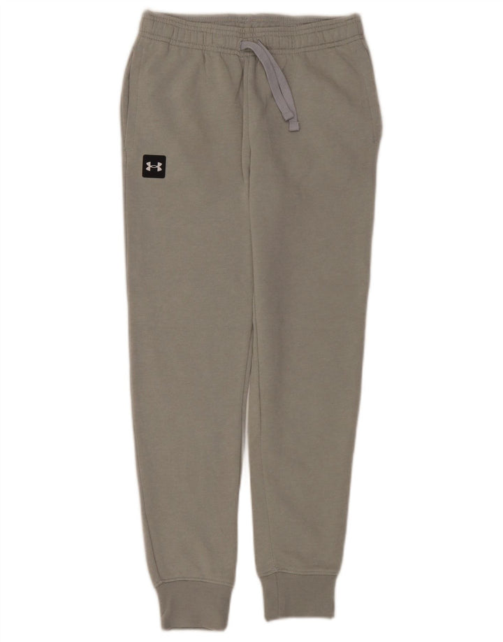 Under Armour Pantalones de chándal para niño Joggers 9-10 años Algodón Gris Medio