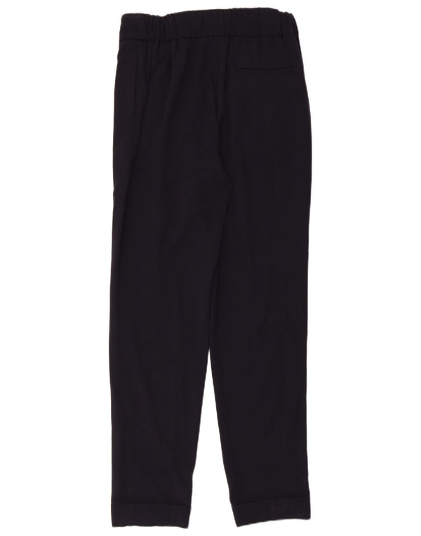 Marks & Spencer Pantalones casuales para mujer UK 10 Small W30 L30 Azul marino