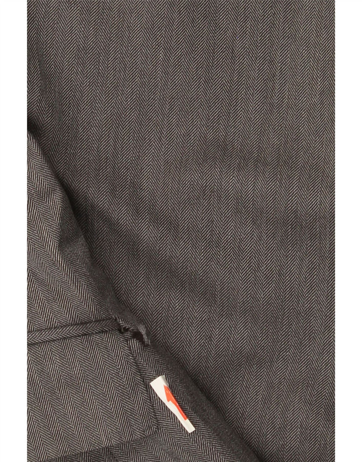 Aquascutum Chaqueta tipo blazer de 3 botones para hombre UK 40 Large Grey Wool