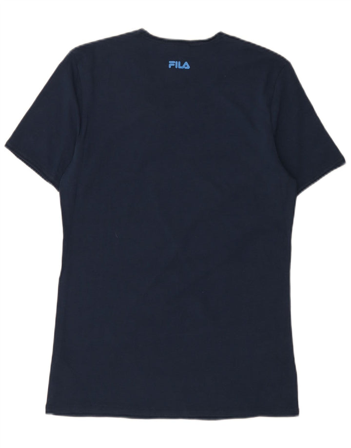 Fila Camiseta Hombre Top Small Azul Marino Algodón