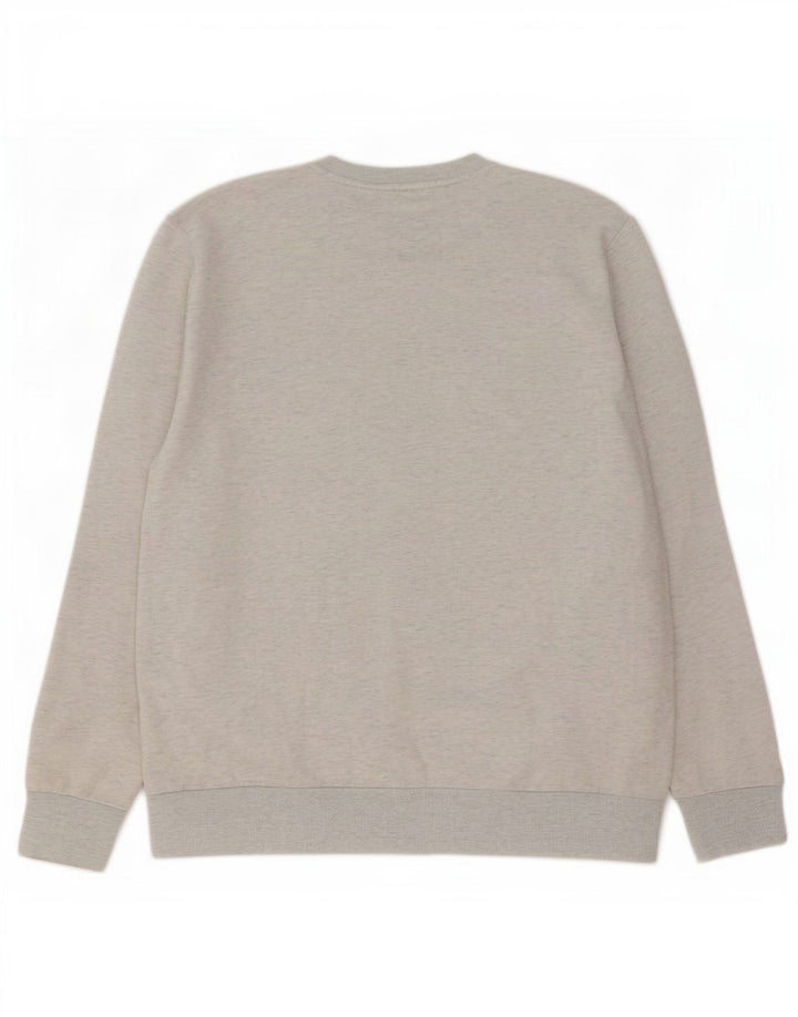 Jack & Jones Hombre Sudadera Gráfica Jumper XL Algodón Moteado Gris