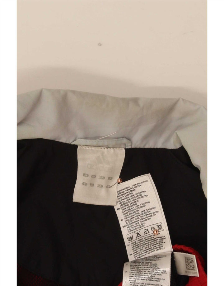 Adidas Hombre Chándal Top Jacket XL Rojo Colorblock Poliéster