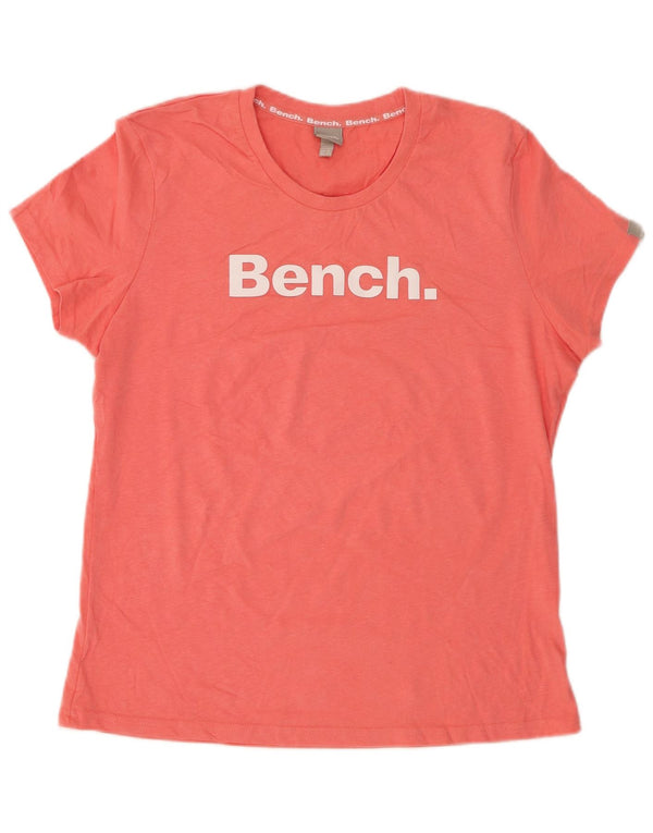 BENCH Camiseta gráfica para mujer Top UK 46 Large Pink