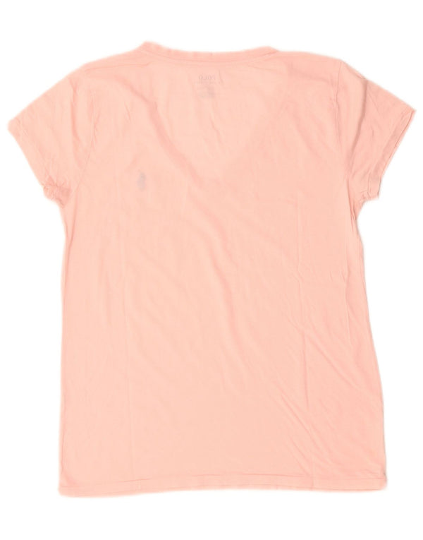 Polo Ralph Lauren Camiseta para mujer Top UK 10 Small Pink Cotton
