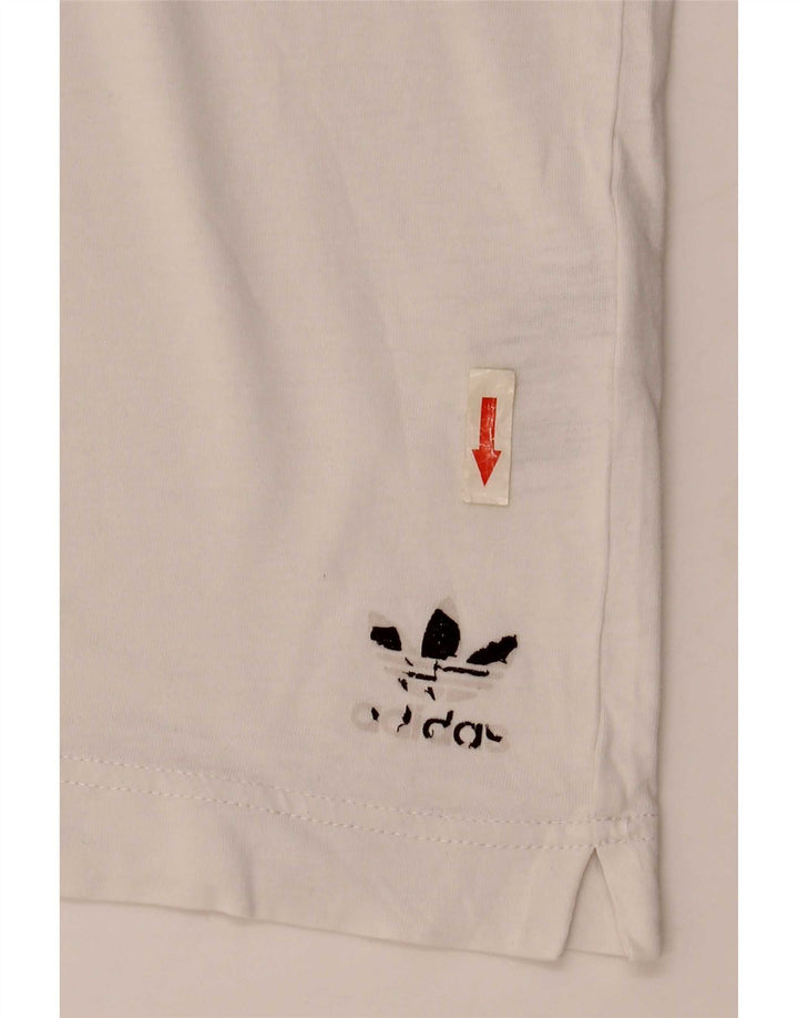 Camiseta Adidas Hombre Top Medium Blanco Algodón