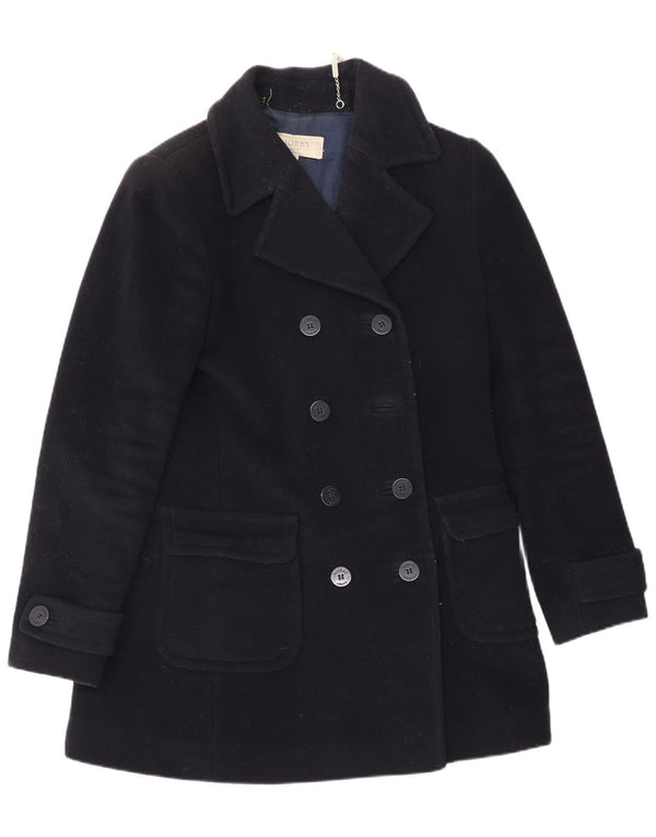HOBBS Chaquetón para mujer UK 10 Small Lana azul marino