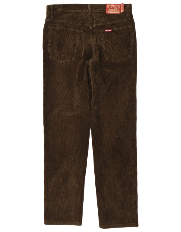 Pantalones Carrera Recto De Pana Para Hombre W33 L31 Algodón Caqui