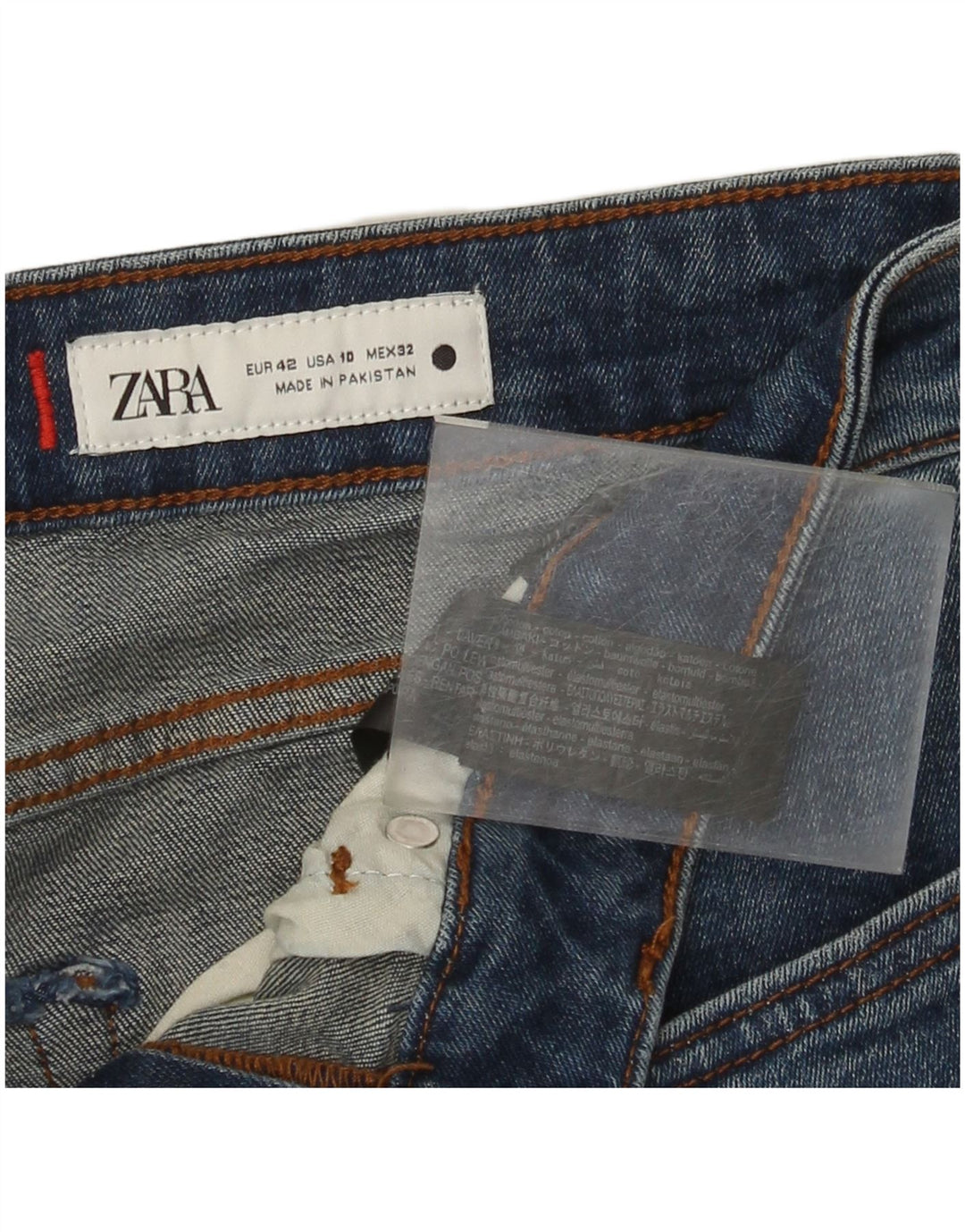 Zara Jeans Bootcut para Mujer EU 42 Large W32 L29 Algodón Azul
