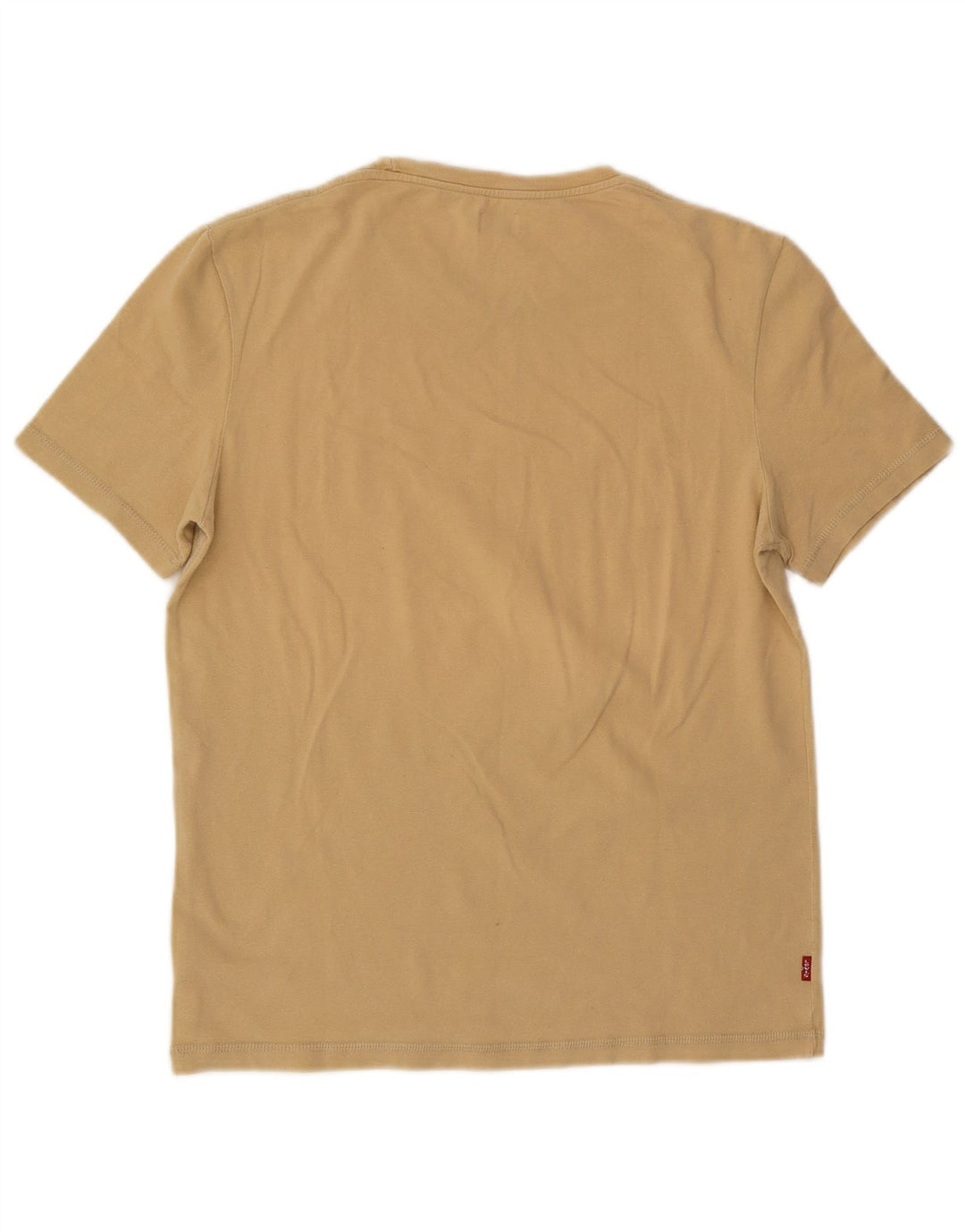 Levi's Camiseta para mujer Top UK 44 Large Beige Cotton