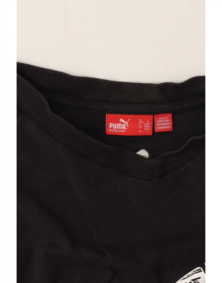 Puma - Camiseta gráfica para hombre, talla grande, color gris