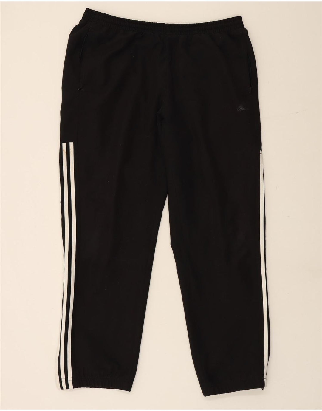 ADIDAS Hombre Chándal Pantalones Joggers Grande Negro