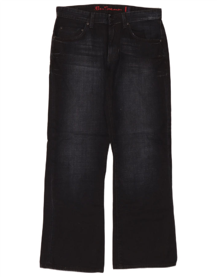 Ben Sherman Jeans Bootcut para hombre W32 L30 Algodón azul marino