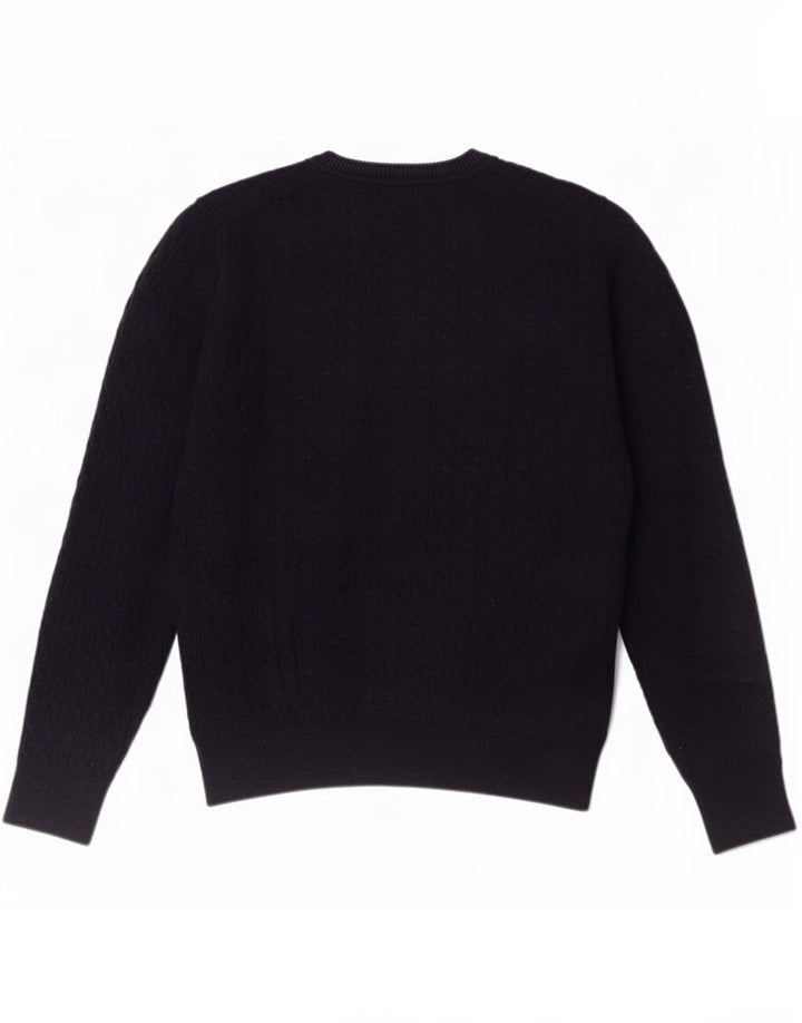 Gutteridge - Jersey de cuello redondo para hombre, talla grande, azul marino