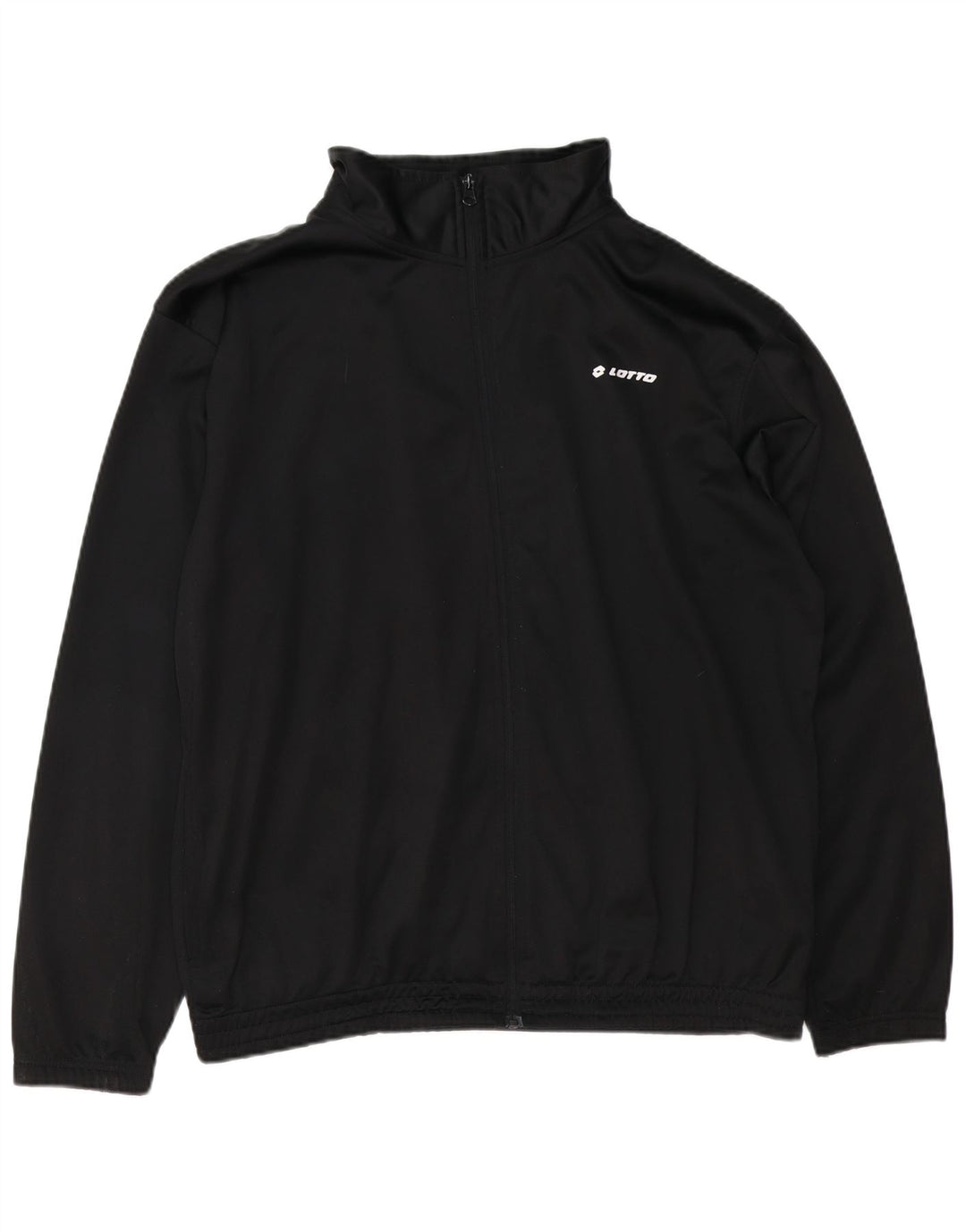 LOTTO Chaqueta superior de chándal para hombre 2XL Poliéster negro