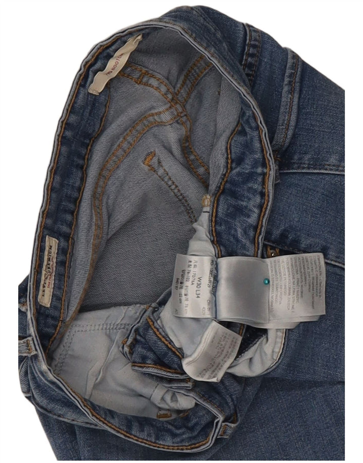 Levi's Mujer 715 Vaqueros Bootcut W30 L27 Algodón Azul