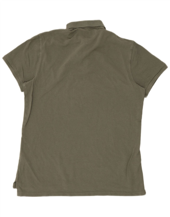 TOMMY HILFIGER Polo Regular Fit Hombre XL Caqui Algodón