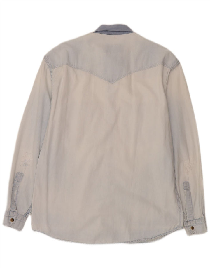 Wampum Camisa Vaquera Azul Medio Hombre