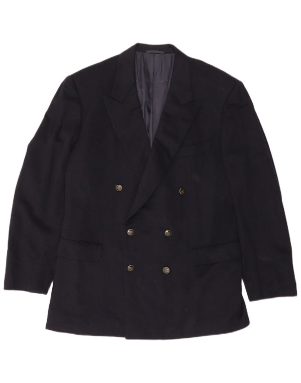 BELVEST Chaqueta tipo blazer con doble botonadura para hombre IT 52 XL Lana azul marino