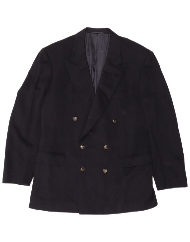 BELVEST Chaqueta tipo blazer con doble botonadura para hombre IT 52 XL Lana azul marino