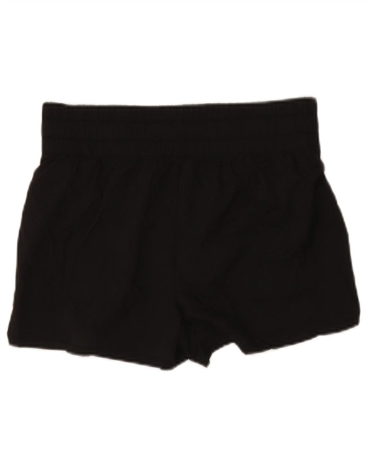 Reebok Pantalones cortos deportivos para mujer UK 10 Small Poliéster negro