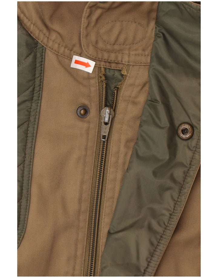 UNIVERS Chaqueta utilitaria con capucha para hombre IT 52 XL Algodón marrón