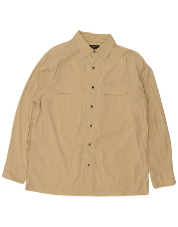 Banana Republic Mens Shirt XL Beige Cotton