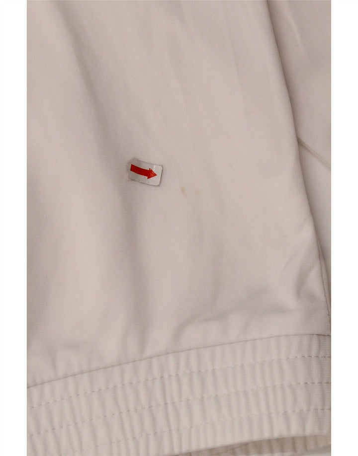 ASICS Chaqueta superior de chándal con gráfico para hombre Poliéster color block blanco medio