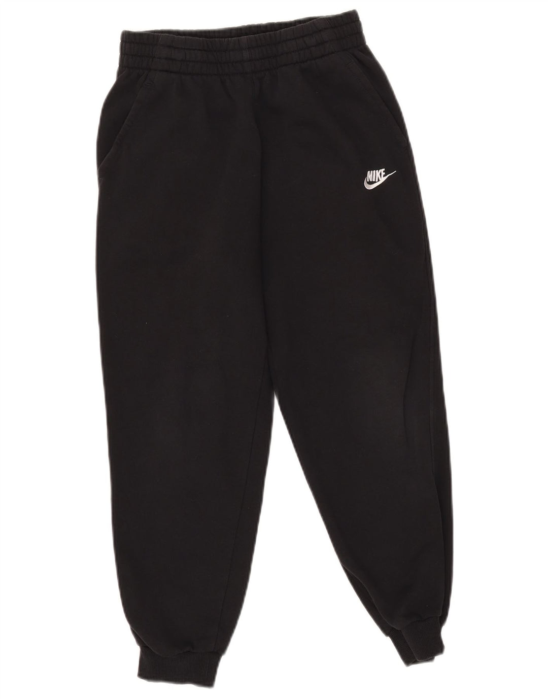 NIKE Pantalones de chándal para niños Joggers 12-13 años Grande Negro Algodón