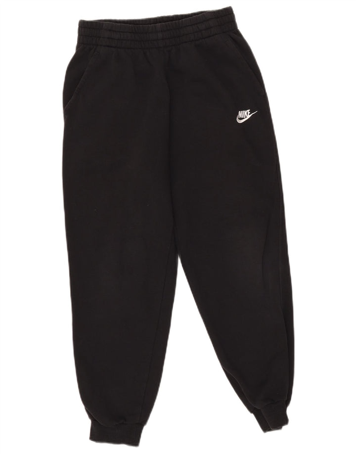 NIKE Pantalones de chándal para niños Joggers 12-13 años Grande Negro Algodón