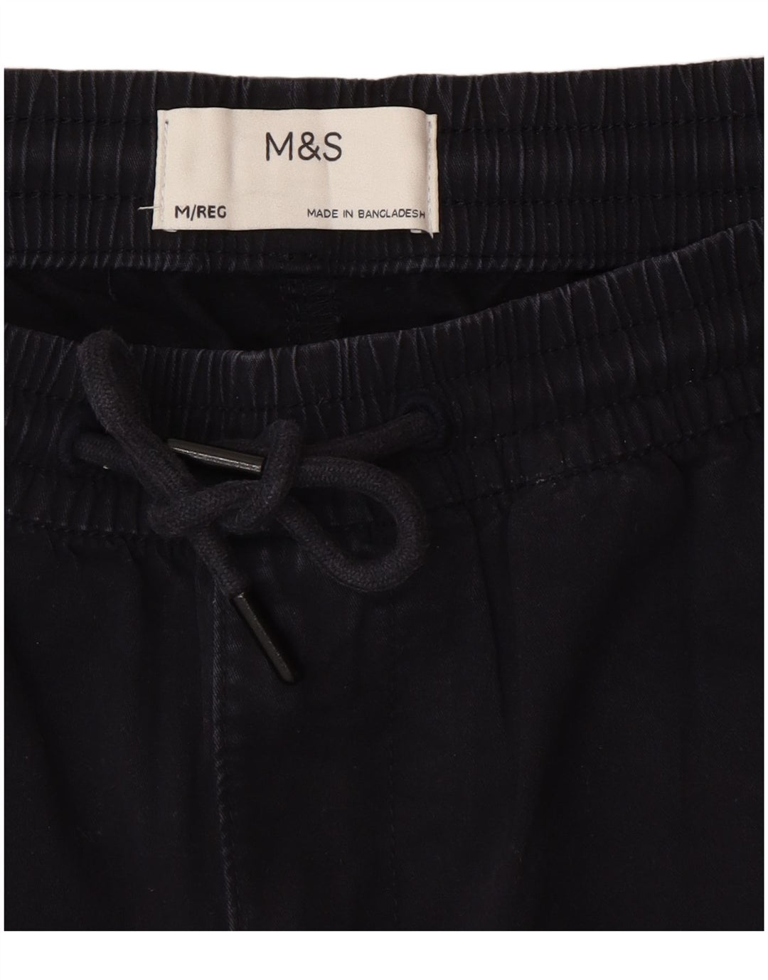 Marks & Spencer Pantalón chino recto para hombre Medium W32 L29 Azul marino