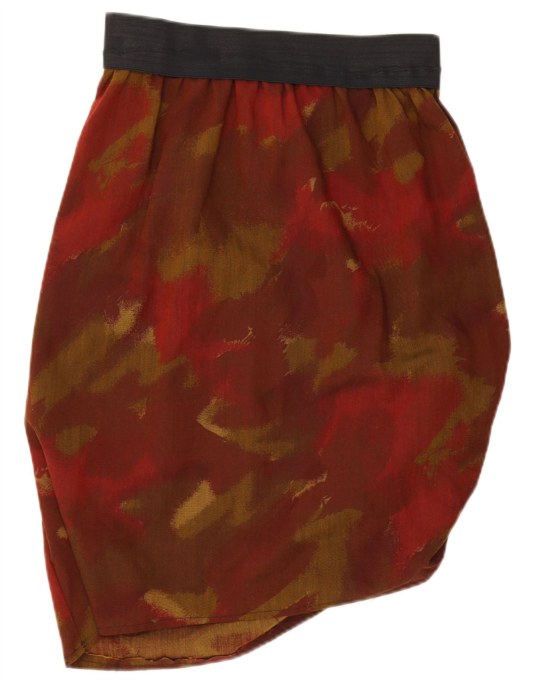 Vintage mujer burbuja falda W28 camuflaje multicolor medio