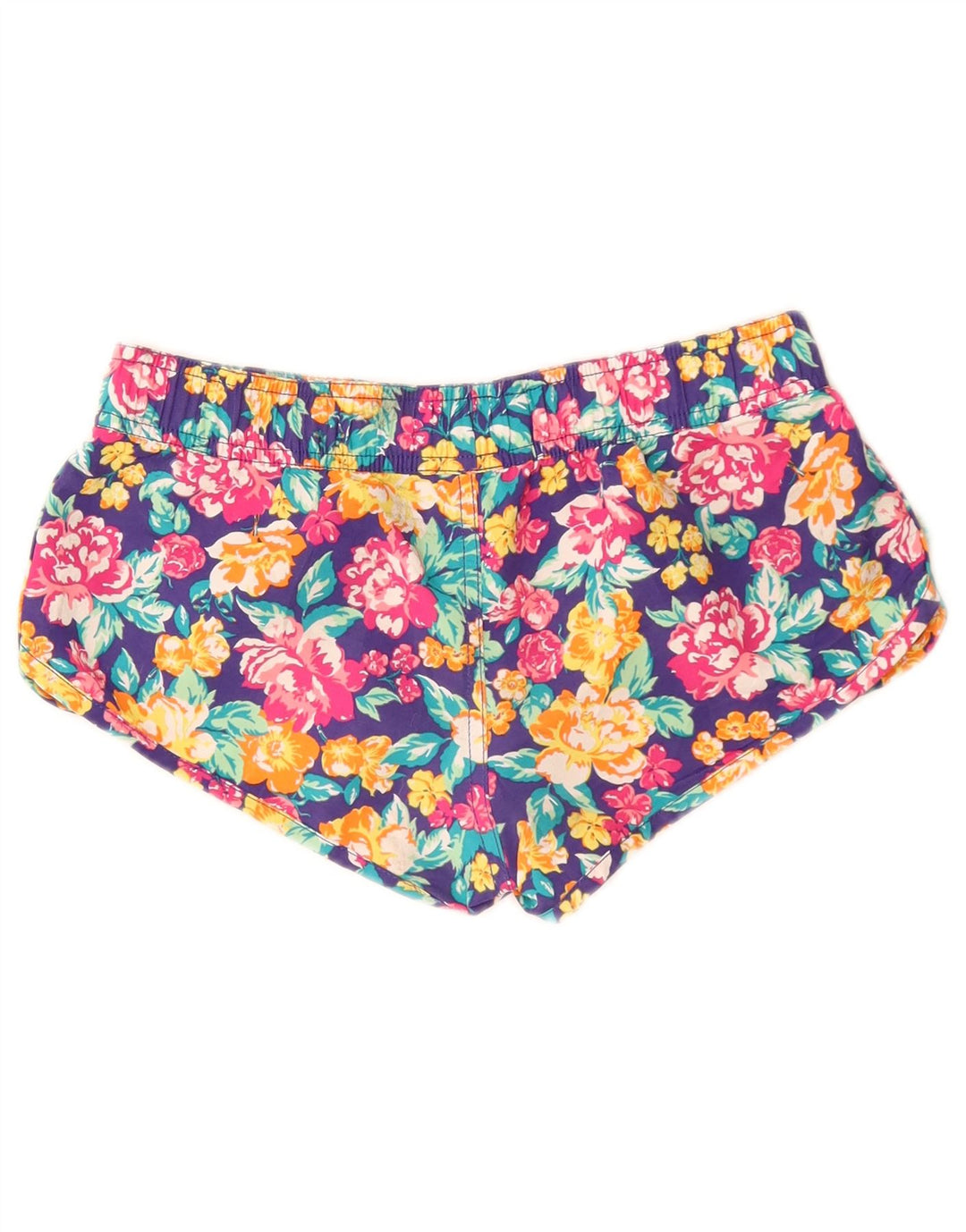 BENETTON Hot Pants W26 Small Multicolor Floral para Mujer