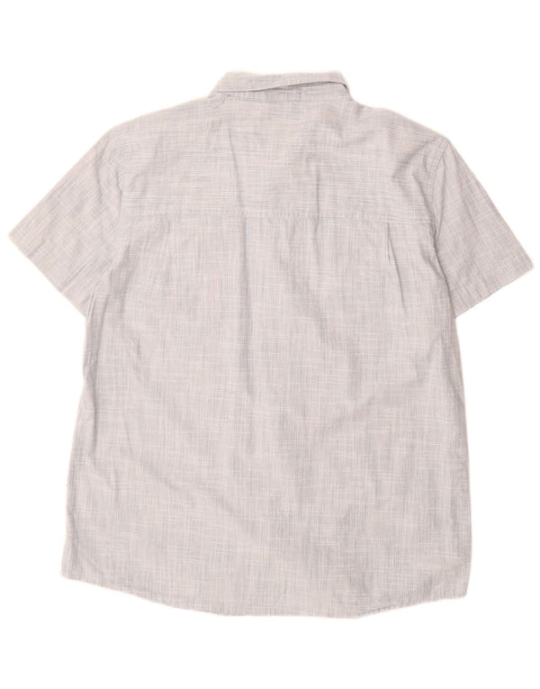 Camisa de manga corta para hombre Mountain Warehouse XL Algodón azul