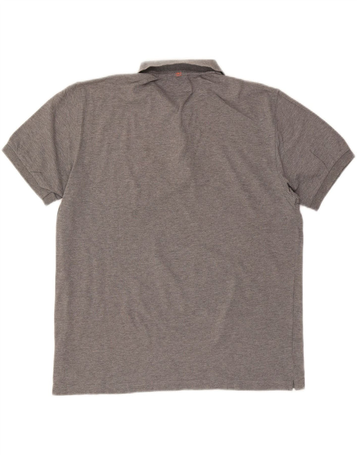 SUN68 Mens Polo Shirt 2XL Grey Cotton Vintage Sun68 and Second-Hand Sun68 from Messina Hembry 