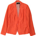 Zara Chaqueta Blazer De 1 Botón para Mujer UK 42 Naranja Mediana